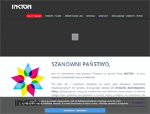 Tablet Screenshot of inkton.pl